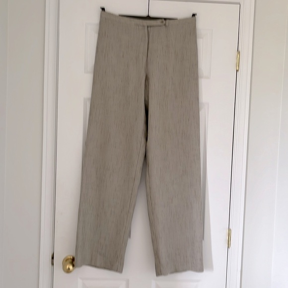 Missoni Pale Grey, Light Brown Flecked Wide Leg Trousers, IT 42, US 6 - Picture 2 of 8